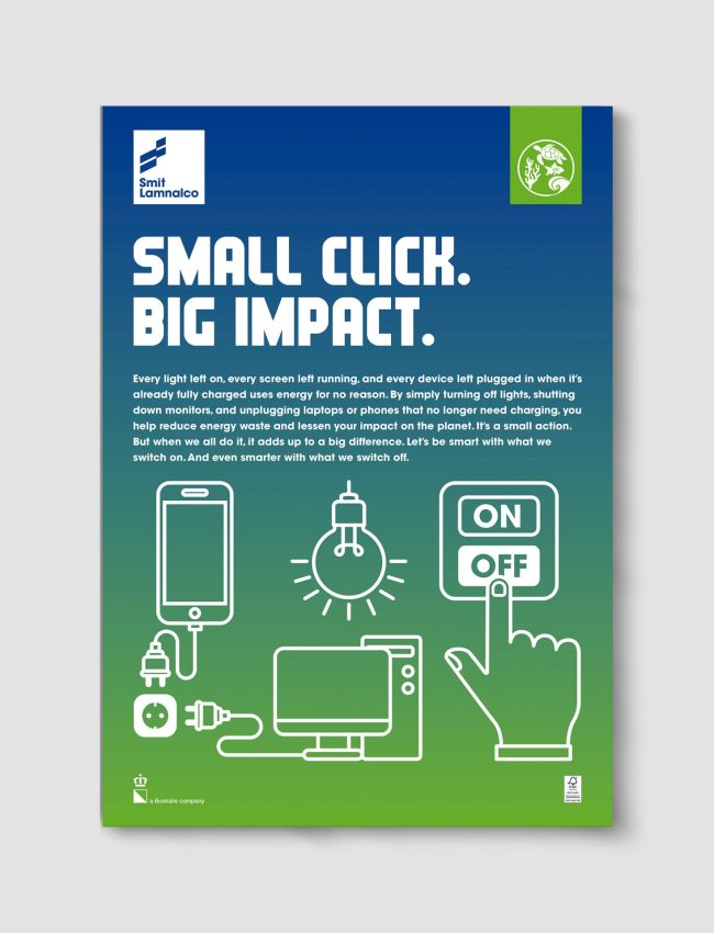 TBB_ Smit Lamnalco_ Sustainability - Lights Off Switch Off_ Poster
